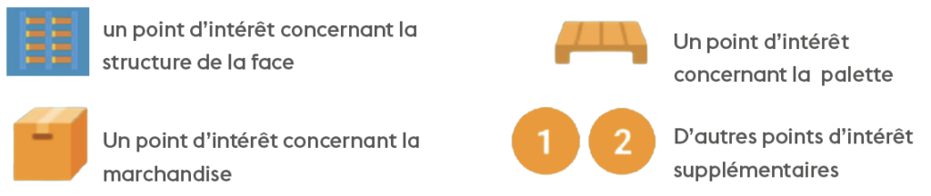 Menu de déclaration des point d'intérêt (POI) -inventory robot